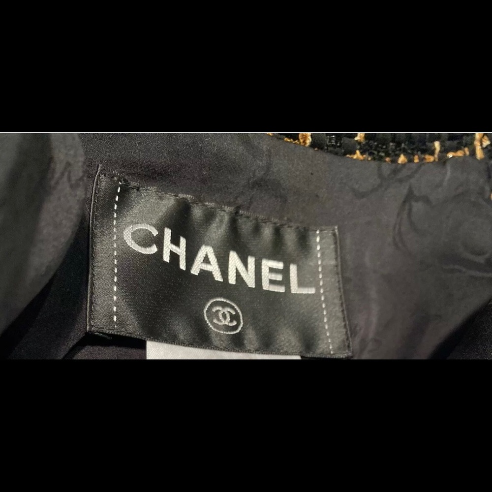CHANEL 11C BLK/MULTI COLOUR LESAGE TWEED JACKET 6 - Picture 11 of 14